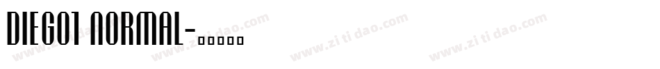 Diego1 Normal字体转换